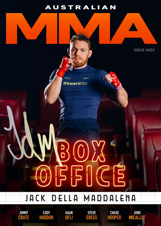 Australian MMA Magazine Issue #002 – Signed Limited Edition of 250 (Silver Ink)