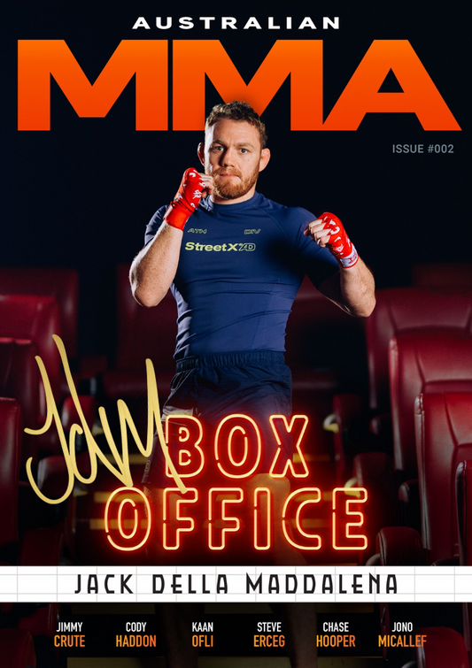 Australian MMA Magazine Issue #002 – Signed Limited Edition of 50 (Gold Ink)