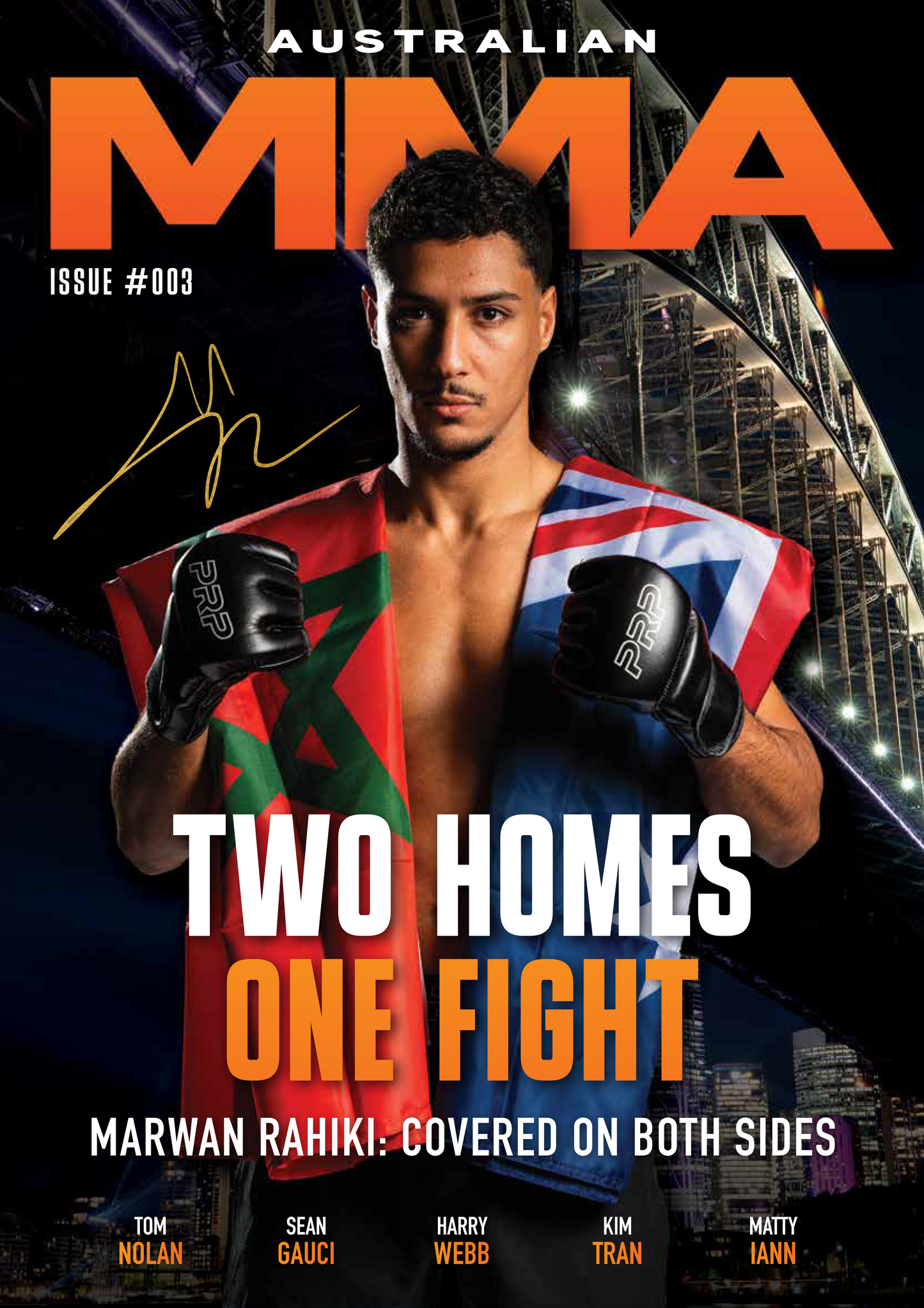 Australian MMA Magazine Issue #003 | Gold Signed Edition - Limited to 50 (PRE-ORDER)