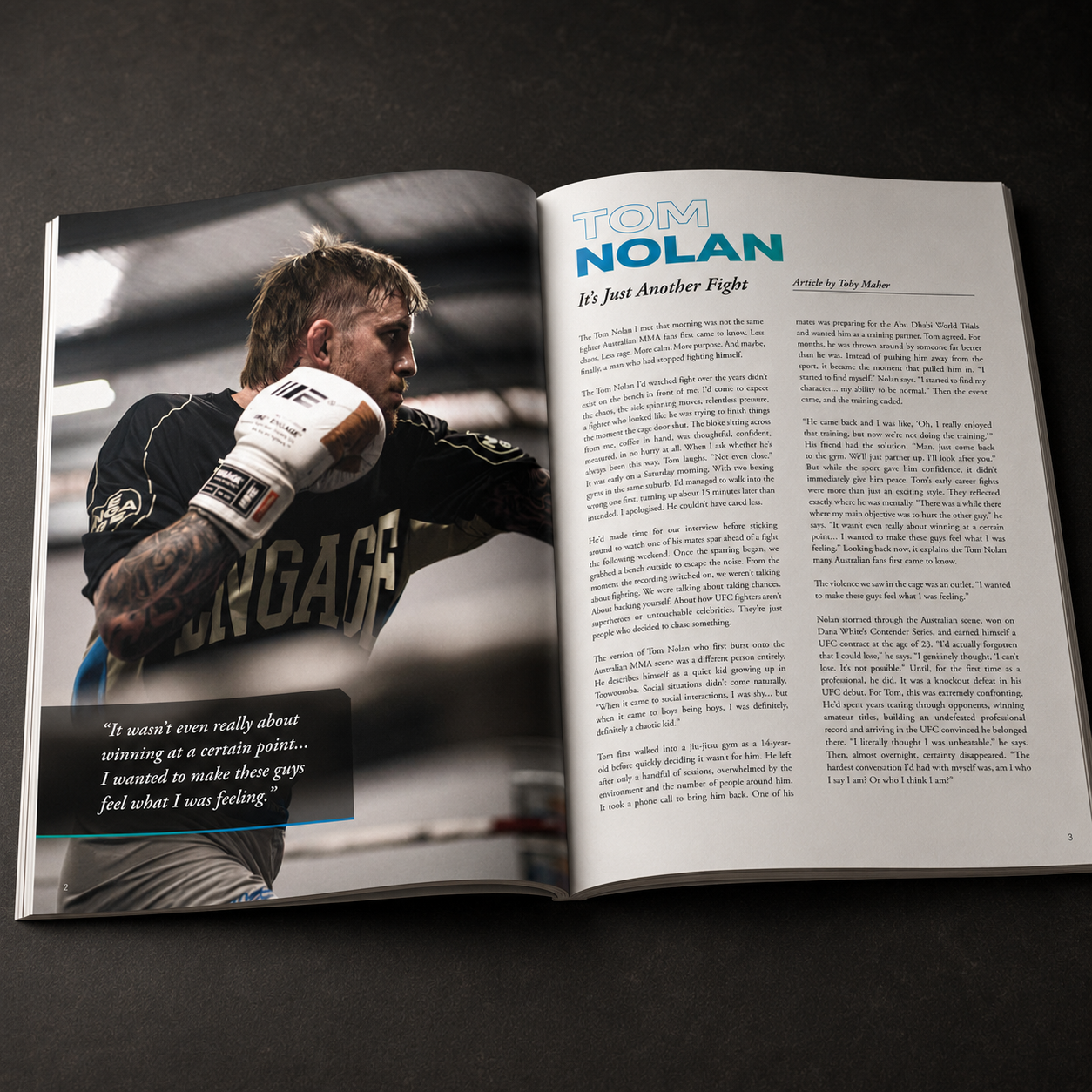 Australian MMA Magazine Issue #003 | Gold Signed Edition - Limited to 50 (PRE-ORDER)